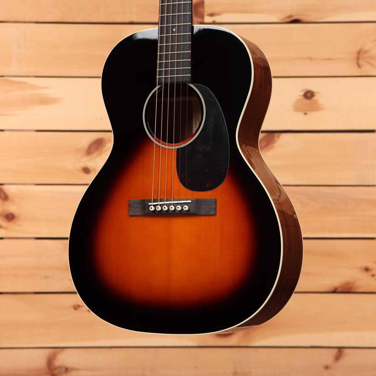 Martin CEO-7 acoustic guitar Autumn Sunset sunburst finish with tortoise pickguard and cream body binding