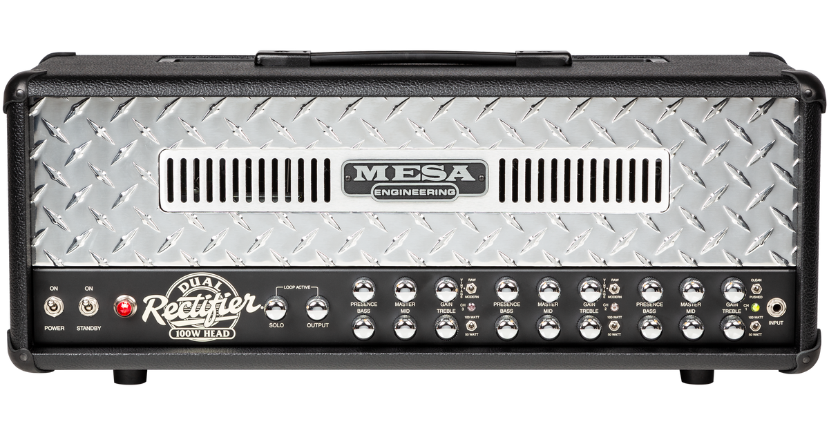 Mesa Boogie Dual Rectifier Head - Black Bronco – Righteous Guitars
