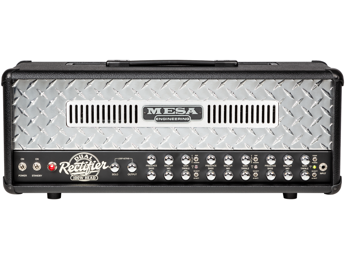 Mesa Boogie Dual Rectifier Head - Black Bronco – Righteous Guitars