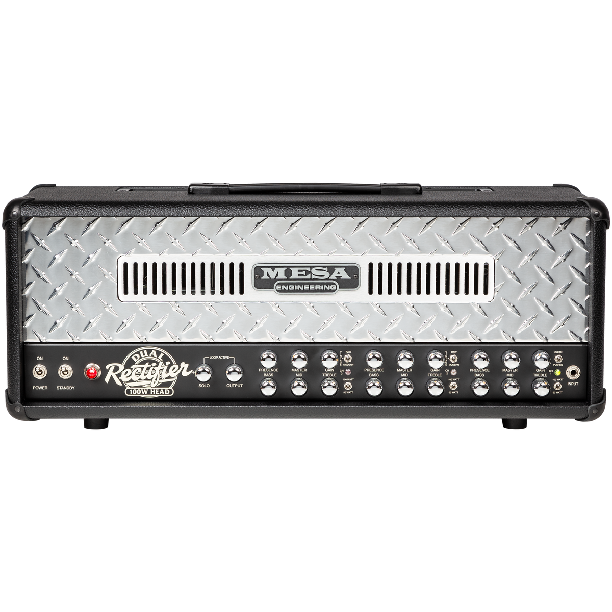 Mesa/Boogie Dual Rectifier Head, UK, Black Bronco