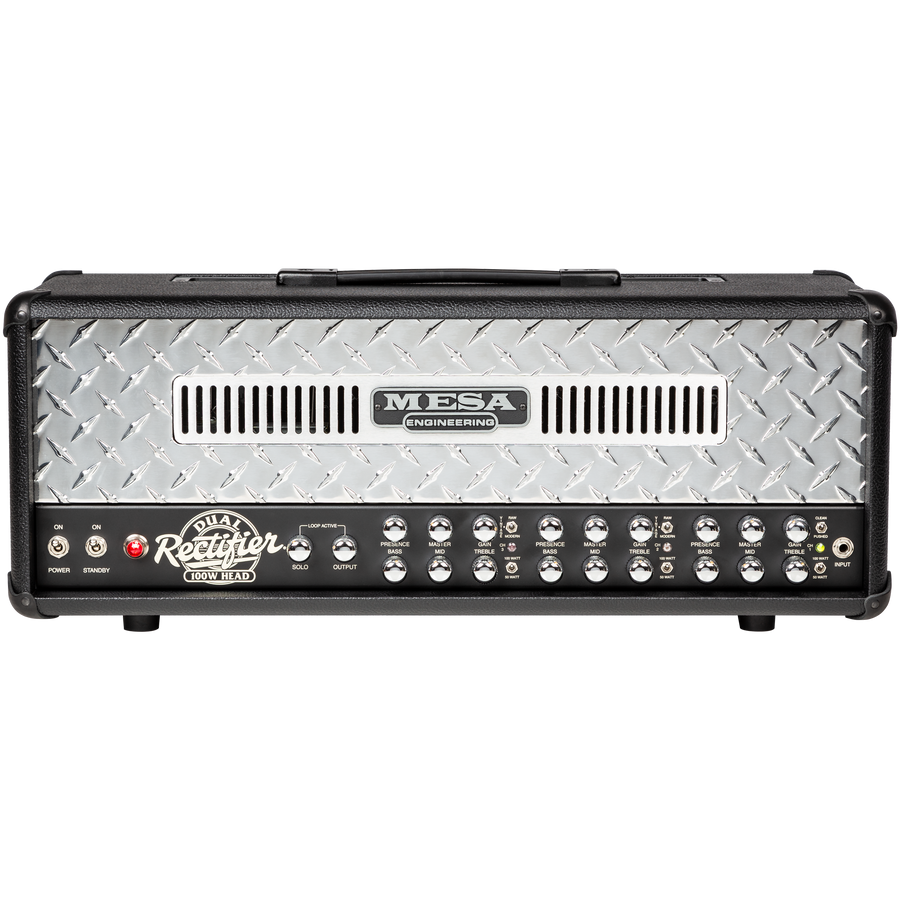 Mesa Boogie Dual Rectifier 100W guitar amplifier head black bronco with dual channels