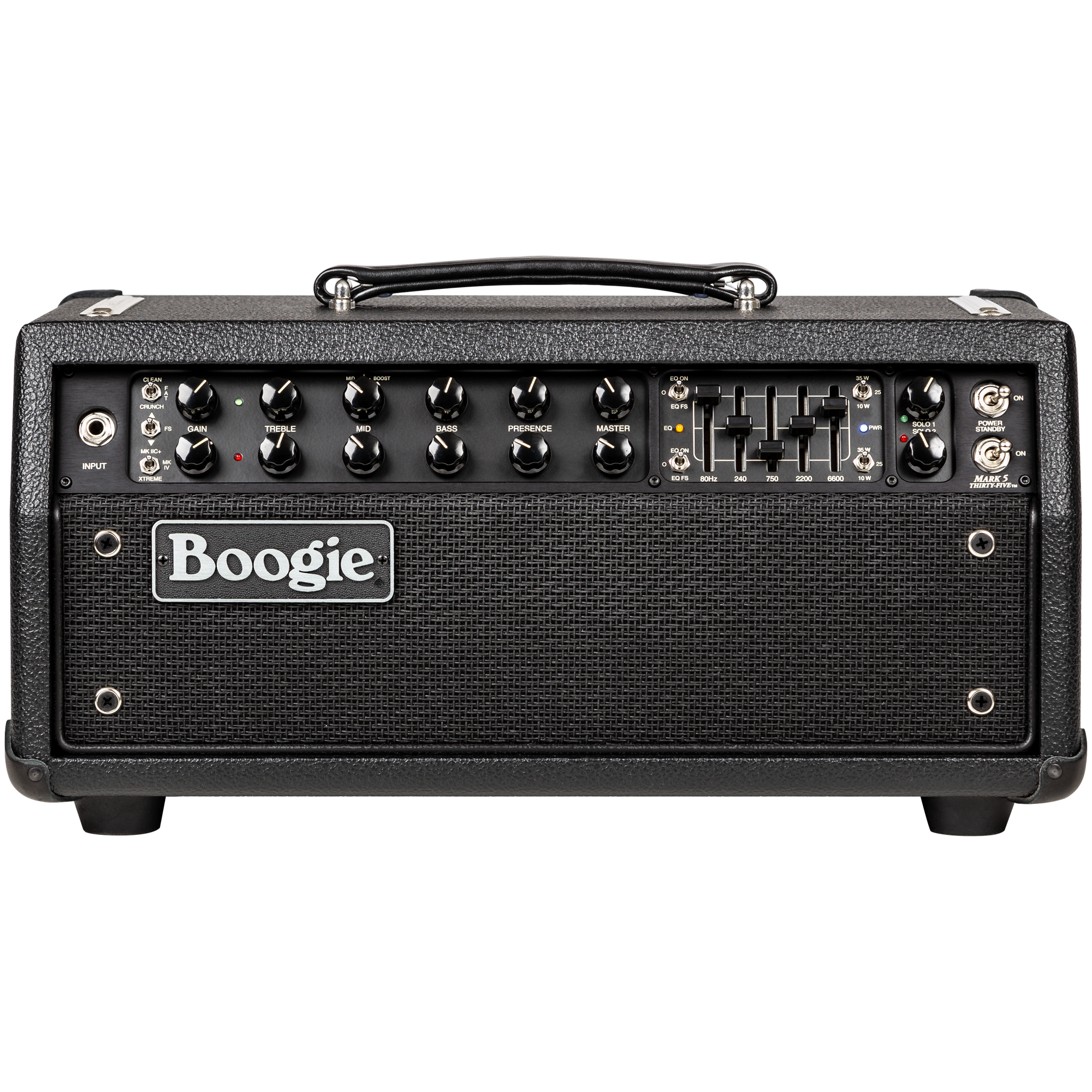 Mesa Boogie Mark Five 35 guitar amplifier head black with parametric EQ section