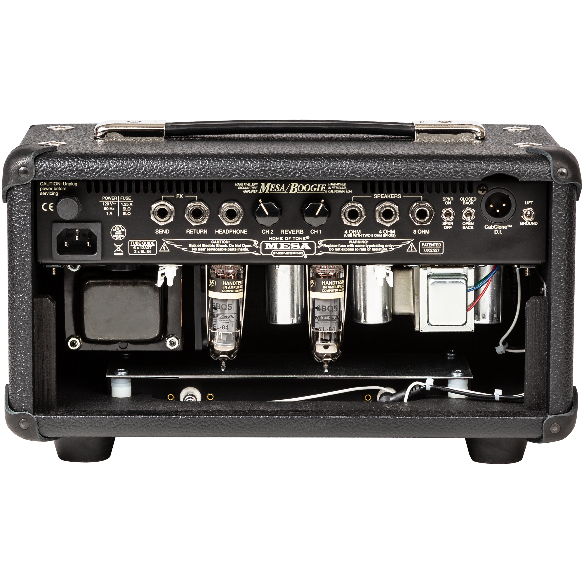 Mesa Boogie Mark Five 25 guitar amplifier head black with dual EL84 power tubes