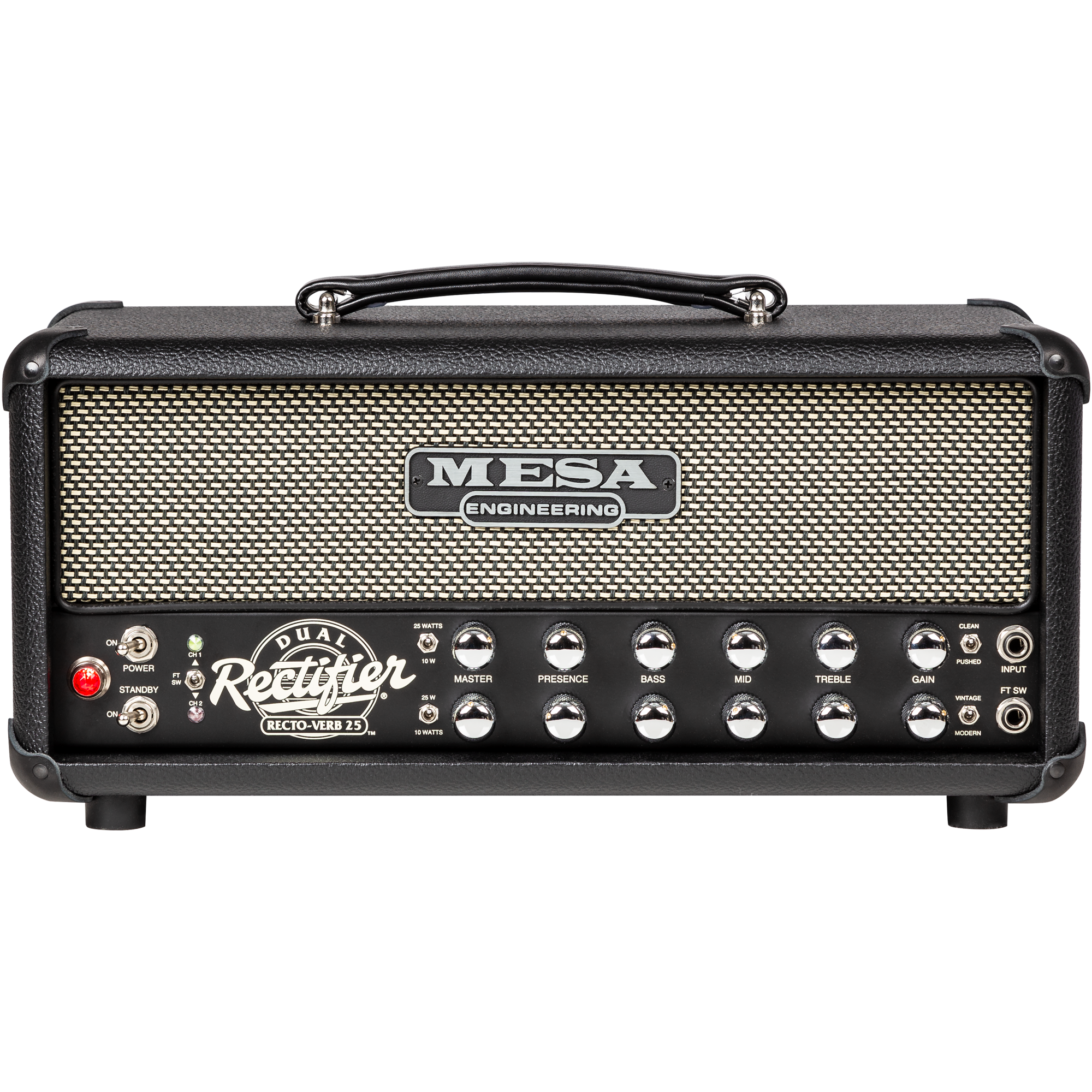 Mesa Boogie Recto-Verb 25 tube amplifier head black with dual channels and effects