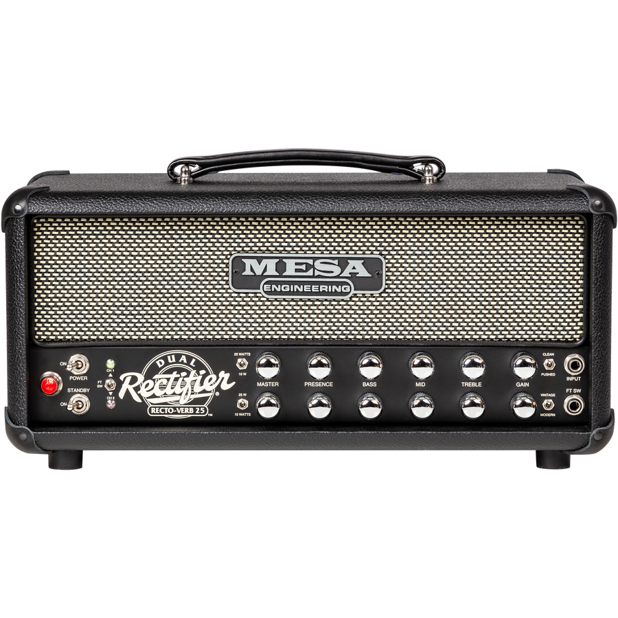 Mesa Boogie Recto-Verb 25 tube amplifier head black with dual channels and effects