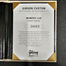 Gibson Custom Murphy Lab Heavy Aged electric guitar certificate of authenticity serial number 206453