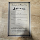 Eastman AC630-BD natural acoustic guitar certificate of authenticity document