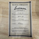 Eastman SB59 semi-hollow body electric guitar goldburst finish with certificate of authenticity