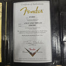 Fender Custom Shop Limited 1957 Stratocaster electric guitar aged black with single-coil pickups