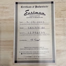 Eastman SB57/N black semi-hollow body electric guitar with certificate of authenticity