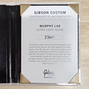 Gibson 1958 Les Paul Standard Reissue Ultra Light Aged electric guitar Washed Cherry Sunburst with Certificate of Authenticity