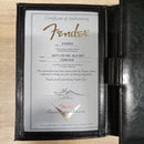 Fender Custom Shop Limited Roasted 1960 Dual-Mag Stratocaster electric guitar Aged Black with Certificate of Authenticity