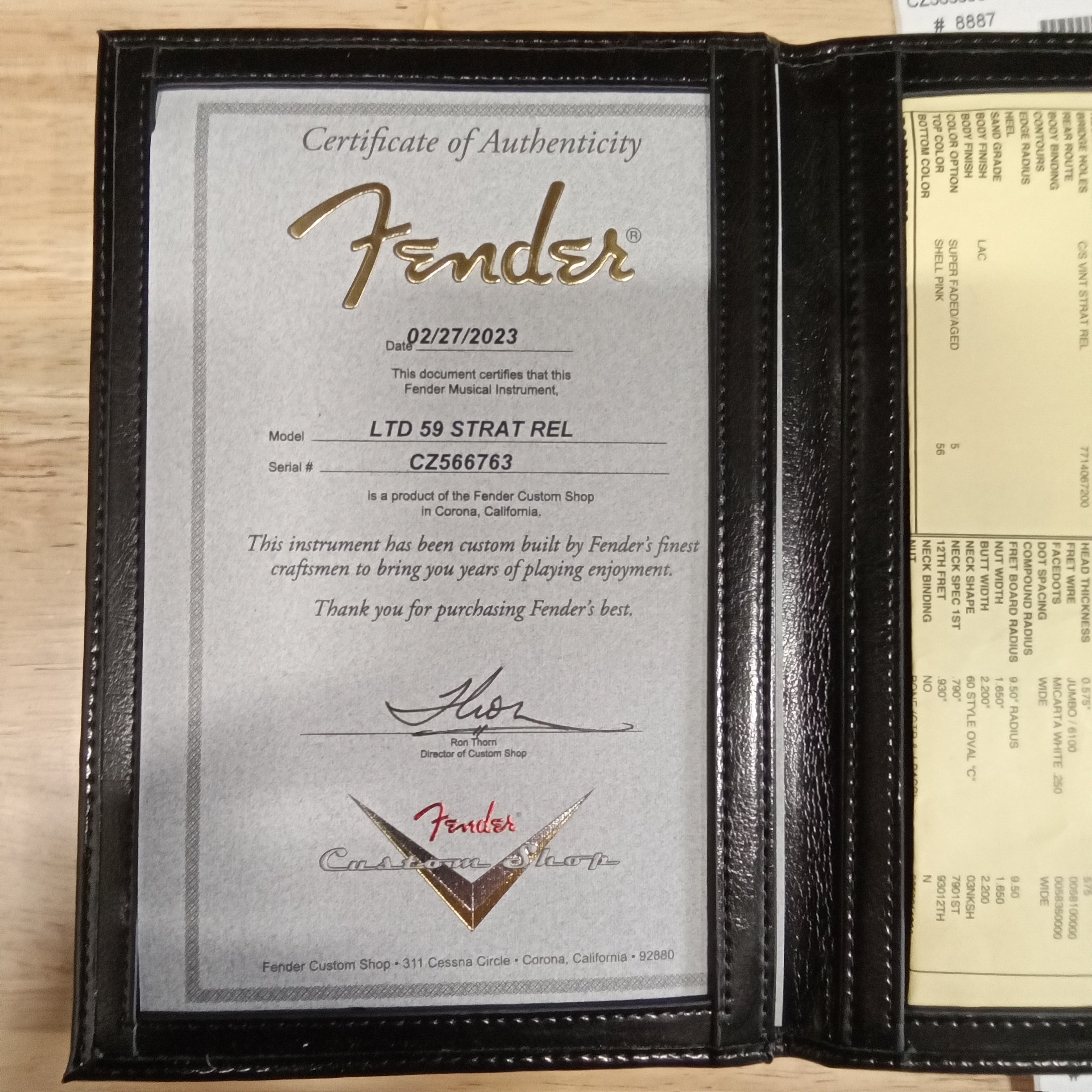 Fender Custom Shop LTD 1959 Stratocaster electric guitar heavy relic super faded aged shell pink with certificate of authenticity