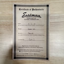 Eastman Romeo NYC black acoustic guitar with certificate of authenticity