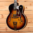 Gibson Super 400 semi-hollow body electric guitar tobacco sunburst with dual humbuckers and f-holes
