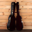 Martin D-42 dreadnought acoustic guitar aging toner finish with gold hardware and burgundy velvet interior case