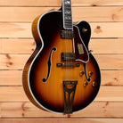 Gibson Super 400 semi-hollow electric guitar Tobacco Sunburst with gold hardware and f-holes