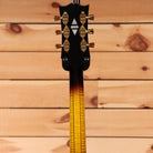 Gibson Super 400 tobacco sunburst hollowbody electric guitar with gold hardware and maple neck
