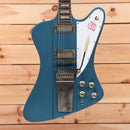 Gibson 1963 Firebird V electric guitar Pelham Blue with Maestro vibrola and dual P90 pickups
