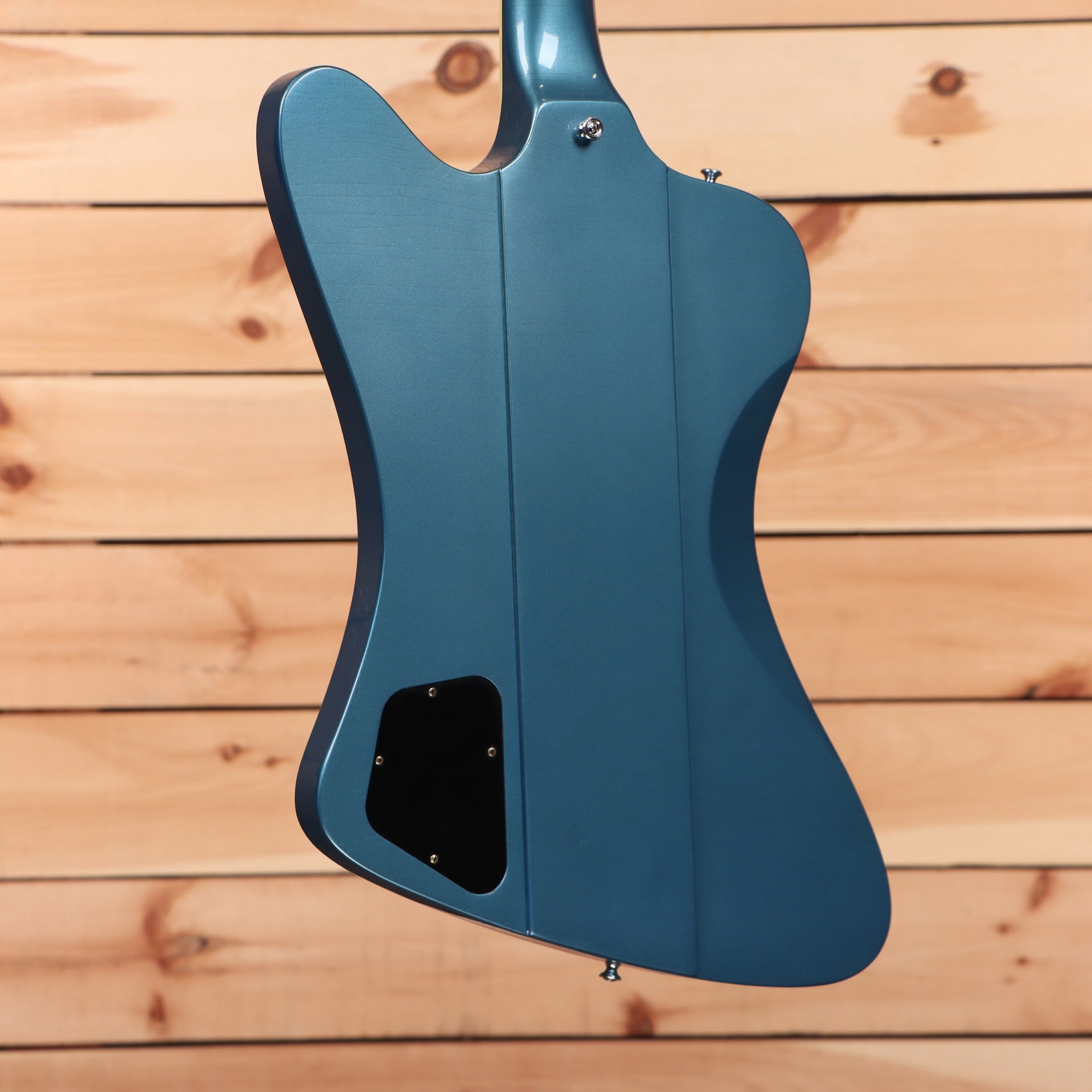 Gibson 1963 Firebird V electric guitar Pelham Blue with Maestro Vibrola tremolo system