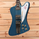 Gibson 1963 Firebird V electric guitar Pelham Blue aged with Maestro vibrola and dual humbuckers