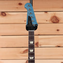Gibson 1963 Firebird V electric guitar Pelham Blue with Maestro vibrato and rosewood fretboard