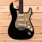 Fender Custom Shop Limited 1957 Stratocaster electric guitar Aged Black with cream single-coil pickups and rosewood fretboard