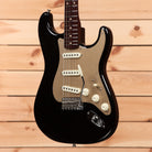 Fender Custom Shop Limited 1957 Stratocaster electric guitar Aged Black with three single-coil pickups and tremolo bridge