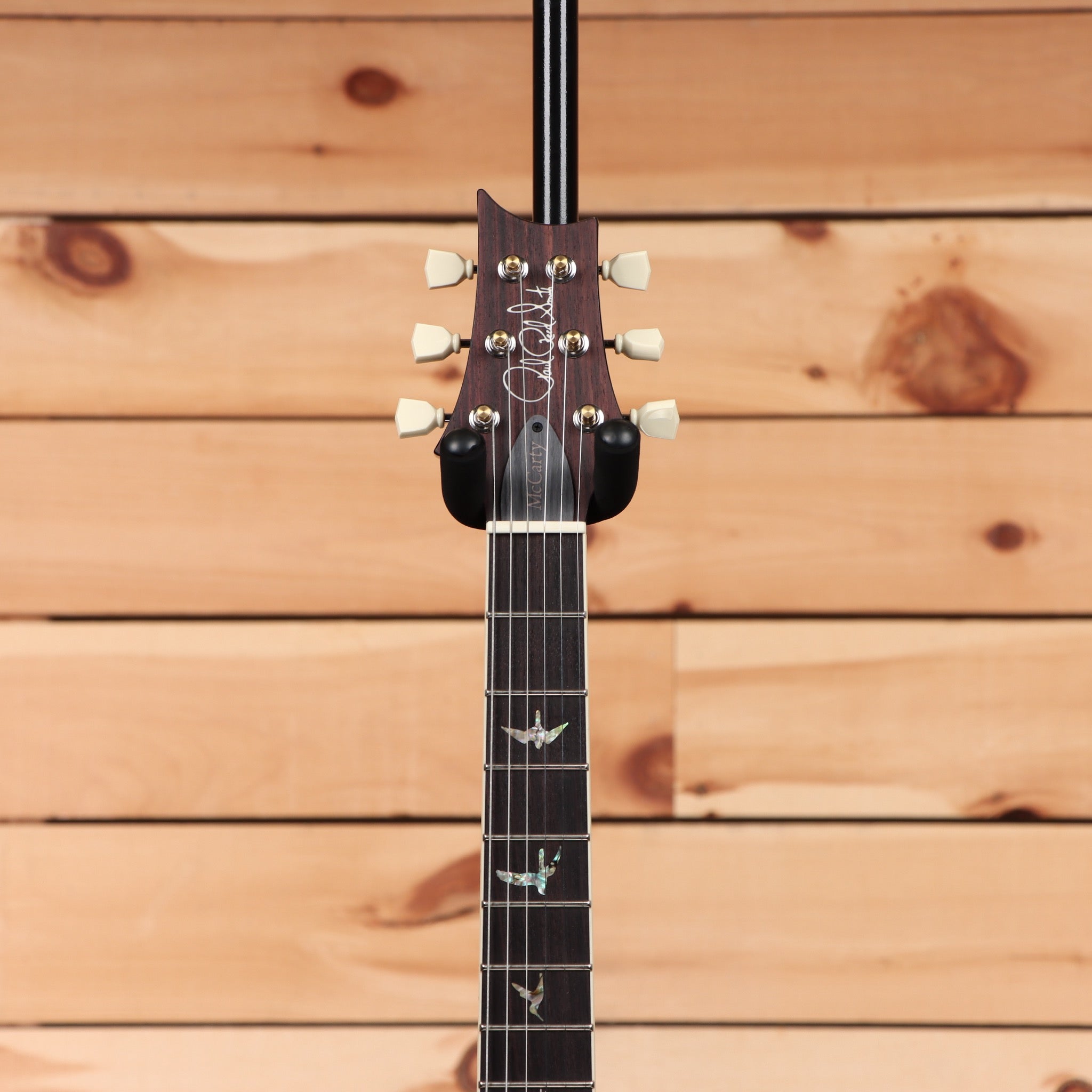 Paul Reed Smith McCarty 594 double-cut electric guitar purple mist with abalone bird inlays