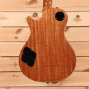 Paul Reed Smith SingleCut McCarty 594 electric guitar natural finish with mahogany back view