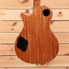 Paul Reed Smith SingleCut McCarty 594 electric guitar natural finish with mahogany back view