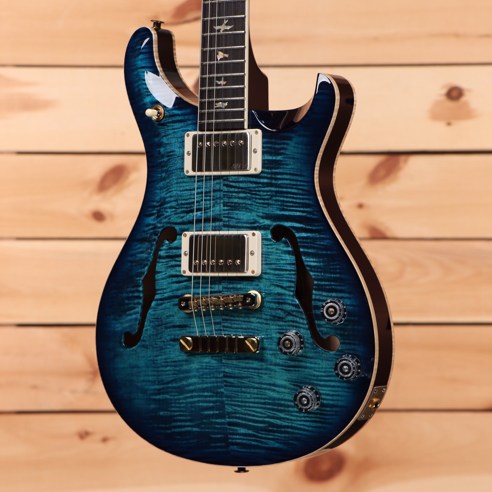 Paul Reed Smith McCarty 594 Hollowbody II semi-hollow electric guitar Cobalt Blue with flame maple top and dual humbuckers