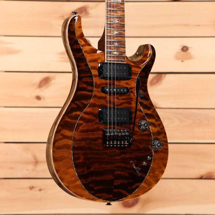 Paul Reed Smith Private Stock Modern Eagle V Sandstorm Fade electric guitar with flamed maple top and humbucker pickups