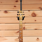 Paul Reed Smith Private Stock Modern Eagle V Sandstorm Fade electric guitar with flame maple top and bird inlay