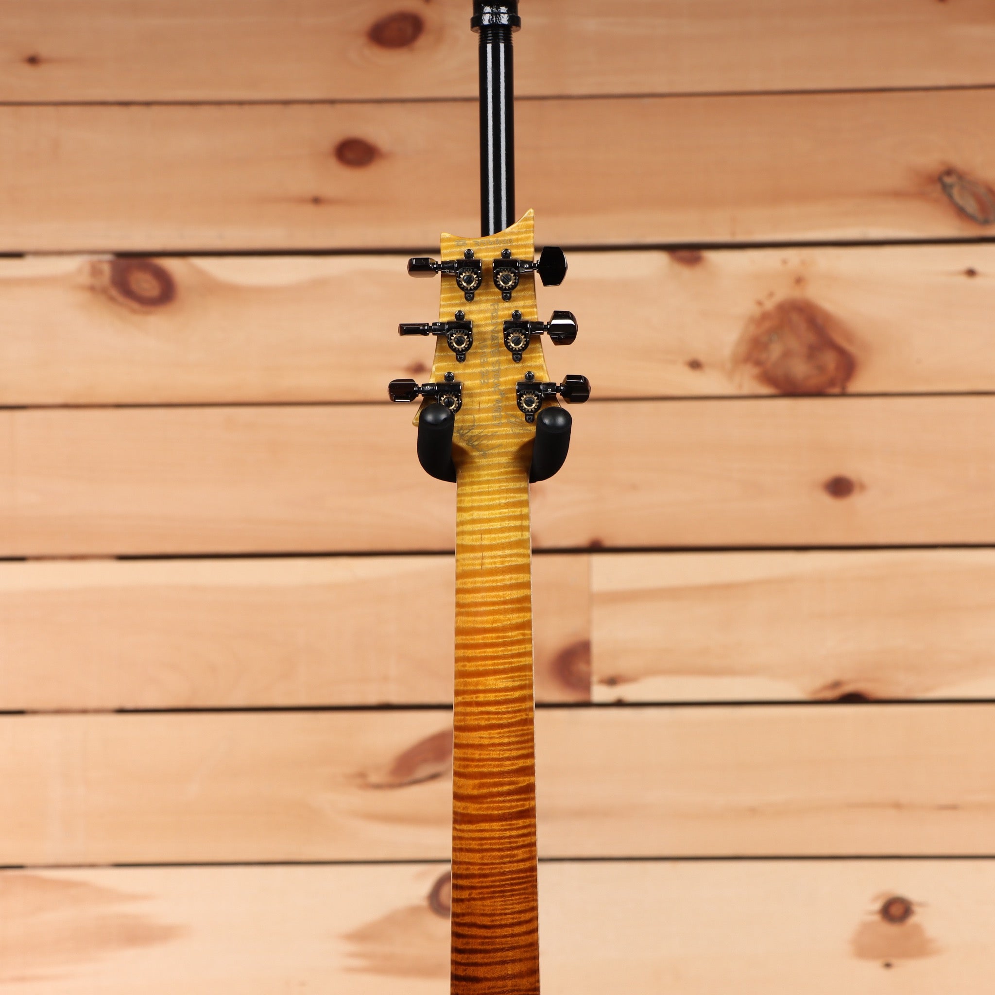 Paul Reed Smith Private Stock Modern Eagle V Sandstorm Fade electric guitar with flamed maple top and gold hardware