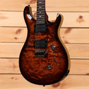 Paul Reed Smith Custom 24 Wood Library electric guitar Copperhead Burst with flame maple top and dual humbuckers