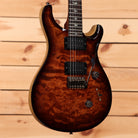 Paul Reed Smith Custom 24 Wood Library electric guitar Copperhead Burst with quilted maple top and dual humbuckers