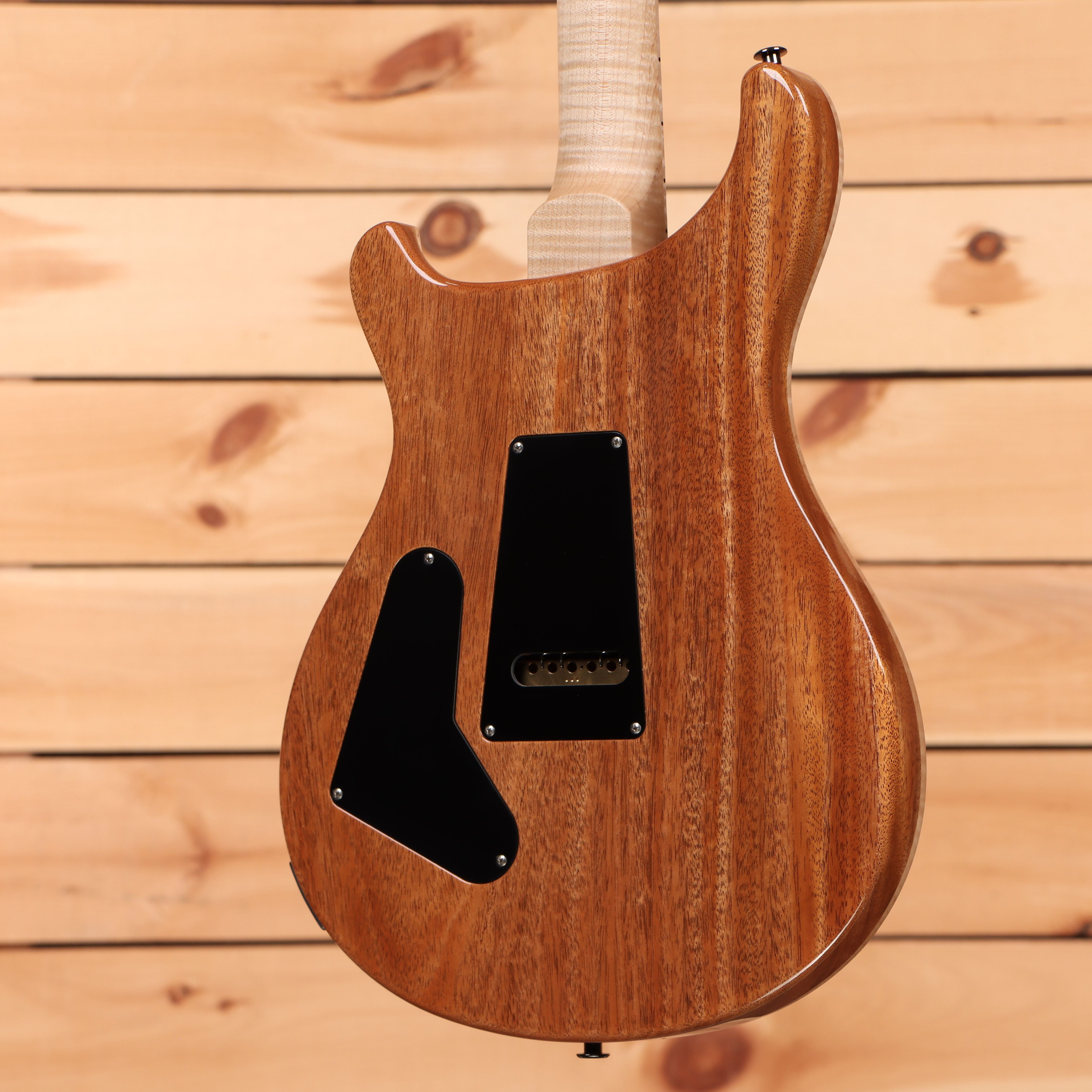 Paul Reed Smith Custom 24 Wood Library electric guitar fire red to gray black fade flame maple top humbucker pickups