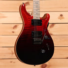 Paul Reed Smith Custom 24 electric guitar Fire Red to Gray Black Fade with flamed maple top and humbucker pickups
