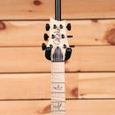 Paul Reed Smith Custom 24 electric guitar fire red to gray black fade flame maple top with bird inlays