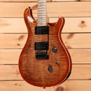 Paul Reed Smith Custom 24 Wood Library electric guitar Autumn Sky with flamed maple top and dual humbuckers