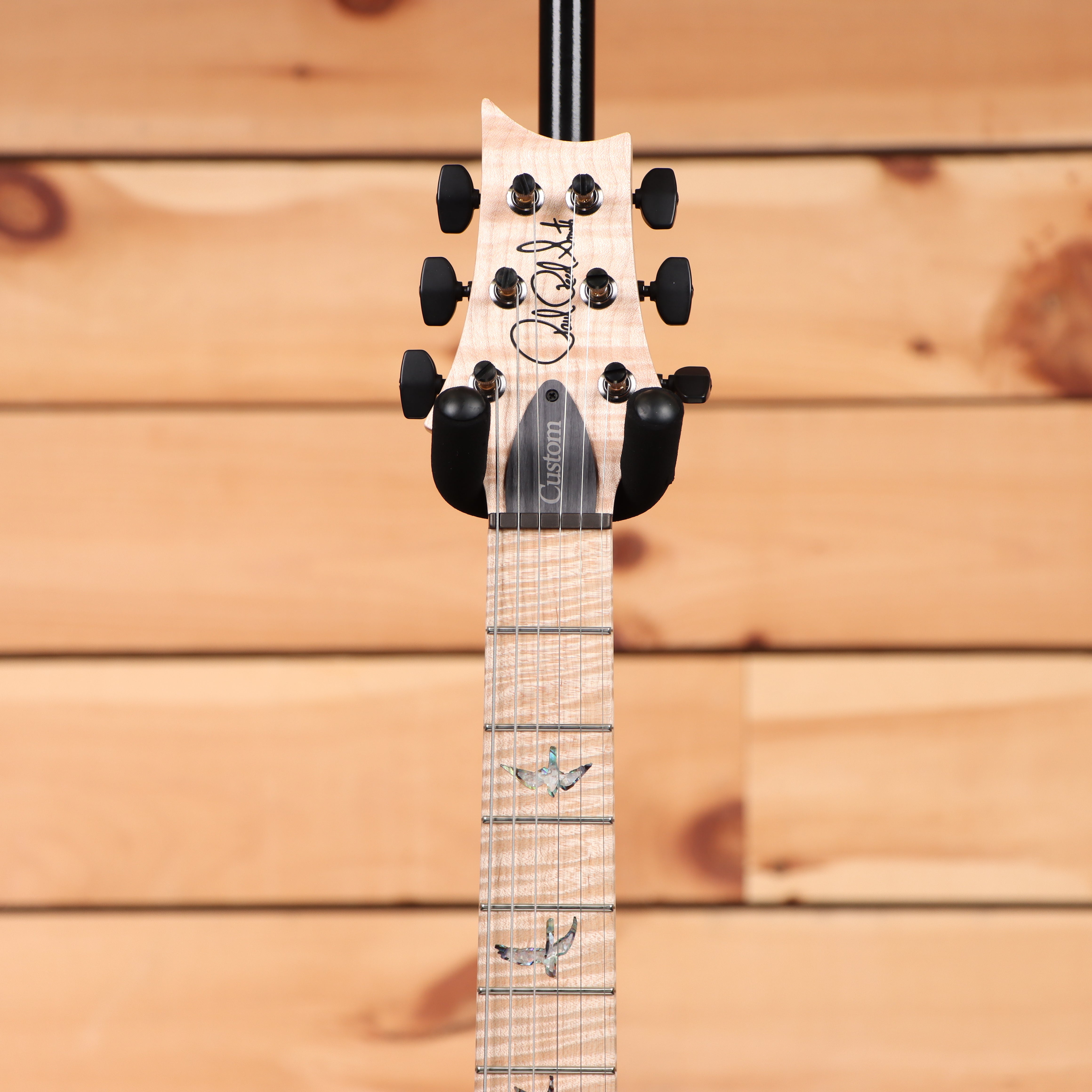 Paul Reed Smith Custom 24 electric guitar Autumn Sky wood library finish with maple neck and bird inlays