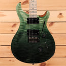 Paul Reed Smith Custom 24 Wood Library electric guitar Trampas Green Fade flamed maple top with dual humbuckers