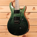 Paul Reed Smith Custom 24 Wood Library electric guitar Trampas Green Fade flame maple top humbucker pickups