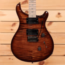 Paul Reed Smith Custom 24 Wood Library electric guitar Copperhead Burst flame maple top with dual humbuckers