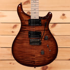 Paul Reed Smith Custom 24 Wood Library electric guitar Copperhead Burst flame maple top with dual humbuckers