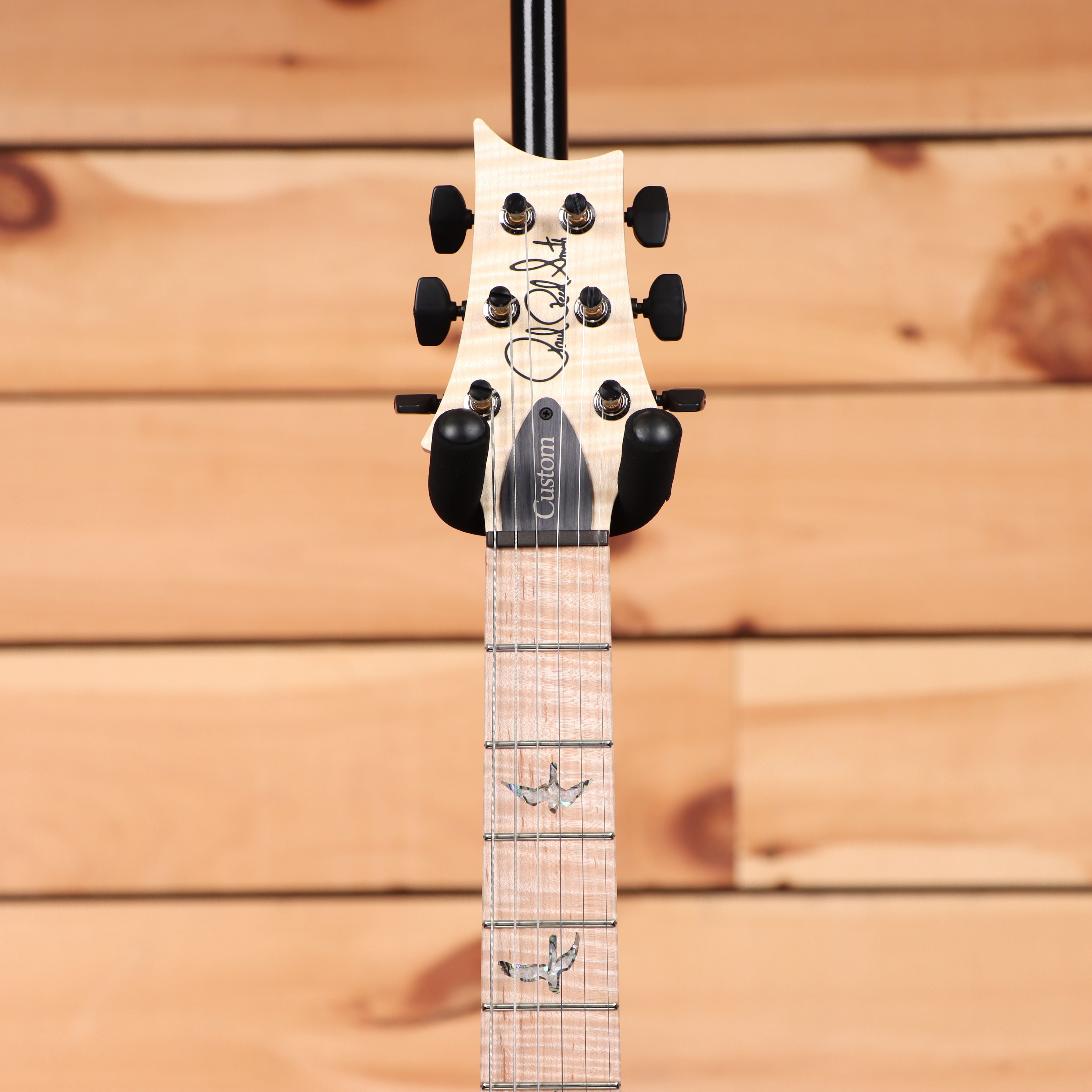 Paul Reed Smith Custom 24 Wood Library electric guitar Copperhead Burst flamed maple top with bird inlays