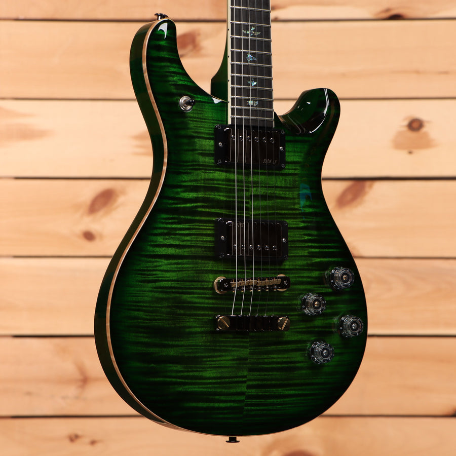 Paul Reed Smith McCarty 594 Wood Library electric guitar Jade Burst with flamed maple top and humbucker pickups