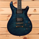 Paul Reed Smith McCarty 594 Wood Library electric guitar Cobalt Blue with flamed maple top and dual humbuckers