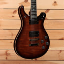 Paul Reed Smith McCarty 594 Wood Library electric guitar Copperhead Burst with flamed maple top and dual humbuckers